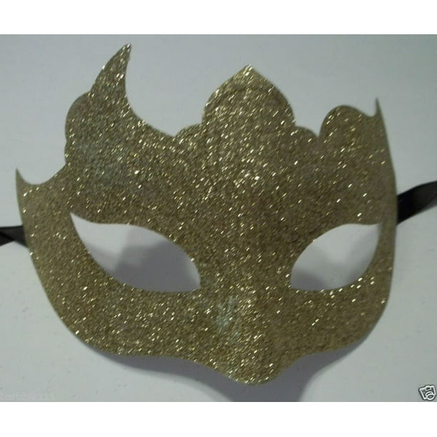 Handmade masquerade masks lace or glitter base with feathers and ribbons